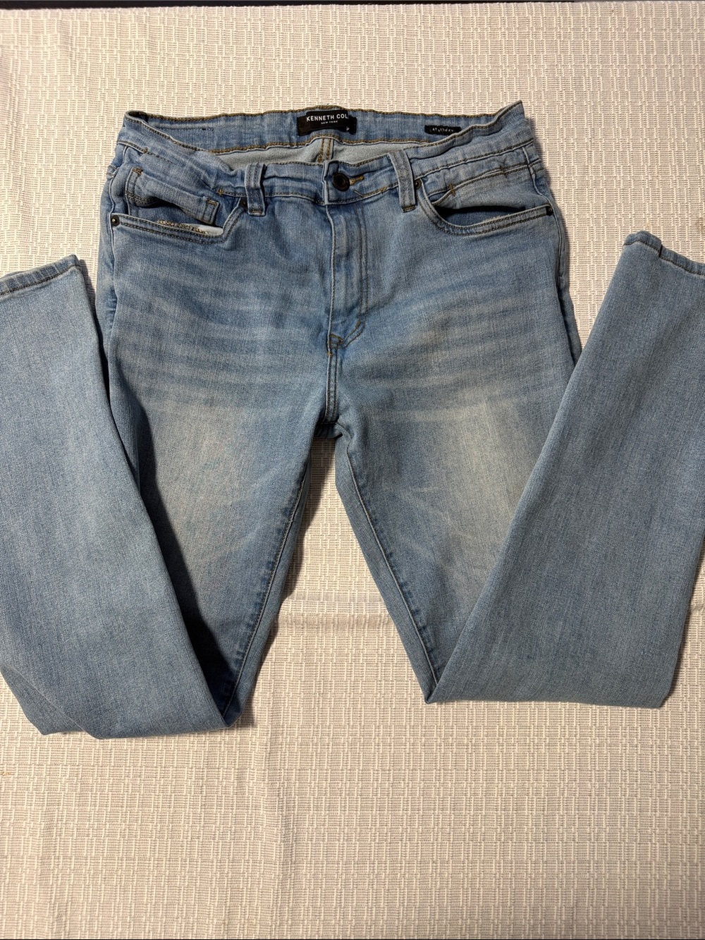 Kenneth Cole Light Blue Straight Men’s Jeans